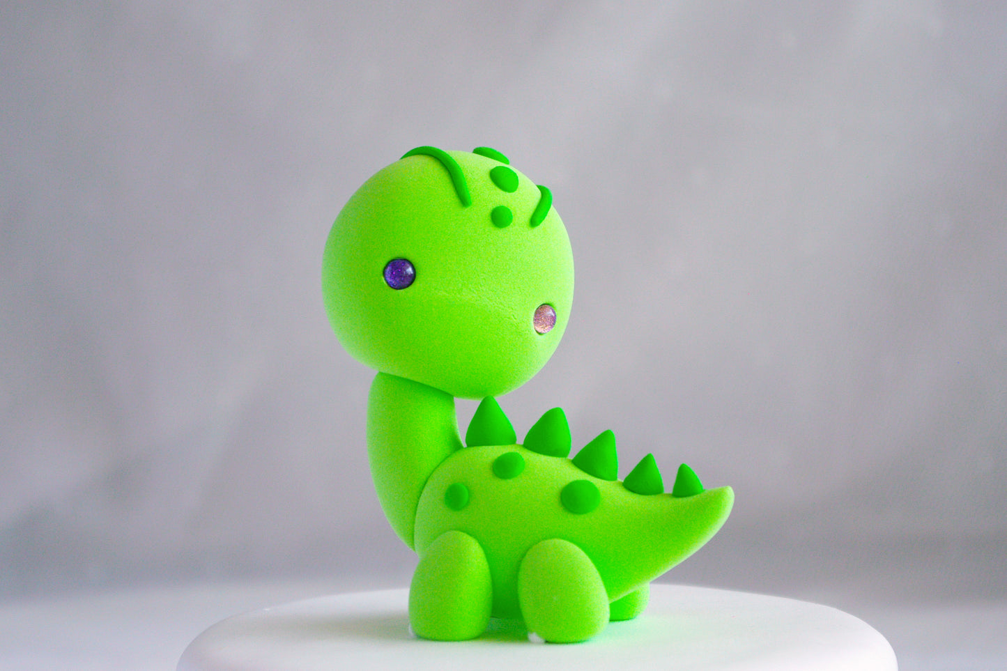 Dinosaur Cake Topper | Cute Brontosaurus Cake Figurine | NOT EDIBLE