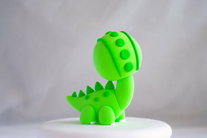 Dinosaur Cake Topper | Cute Brontosaurus Cake Figurine | NOT EDIBLE