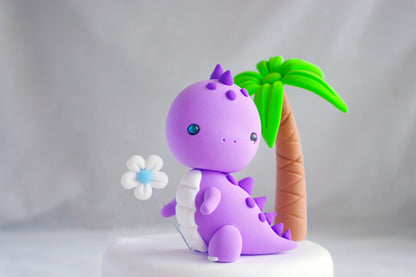 Dinosaur Cake Topper | Cute T-Rex Cake Figurine | NOT EDIBLE