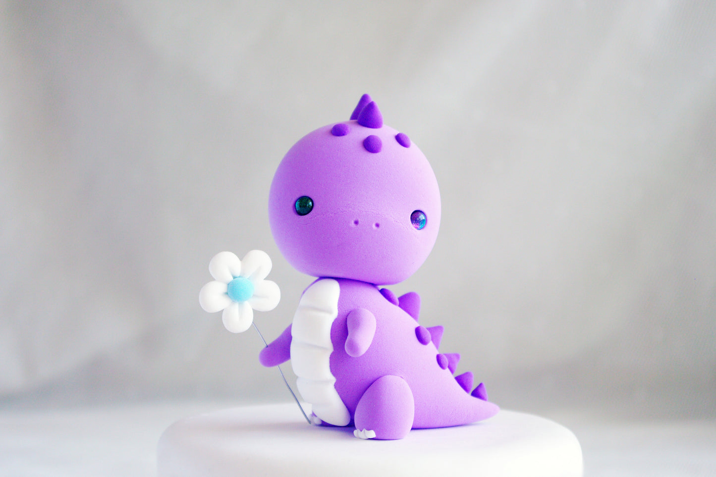 Dinosaur Cake Topper | Cute T-Rex Cake Figurine | NOT EDIBLE