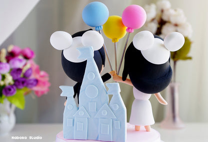 Cartoon Wedding Cake Topper Funny | Anime Couple Figurine