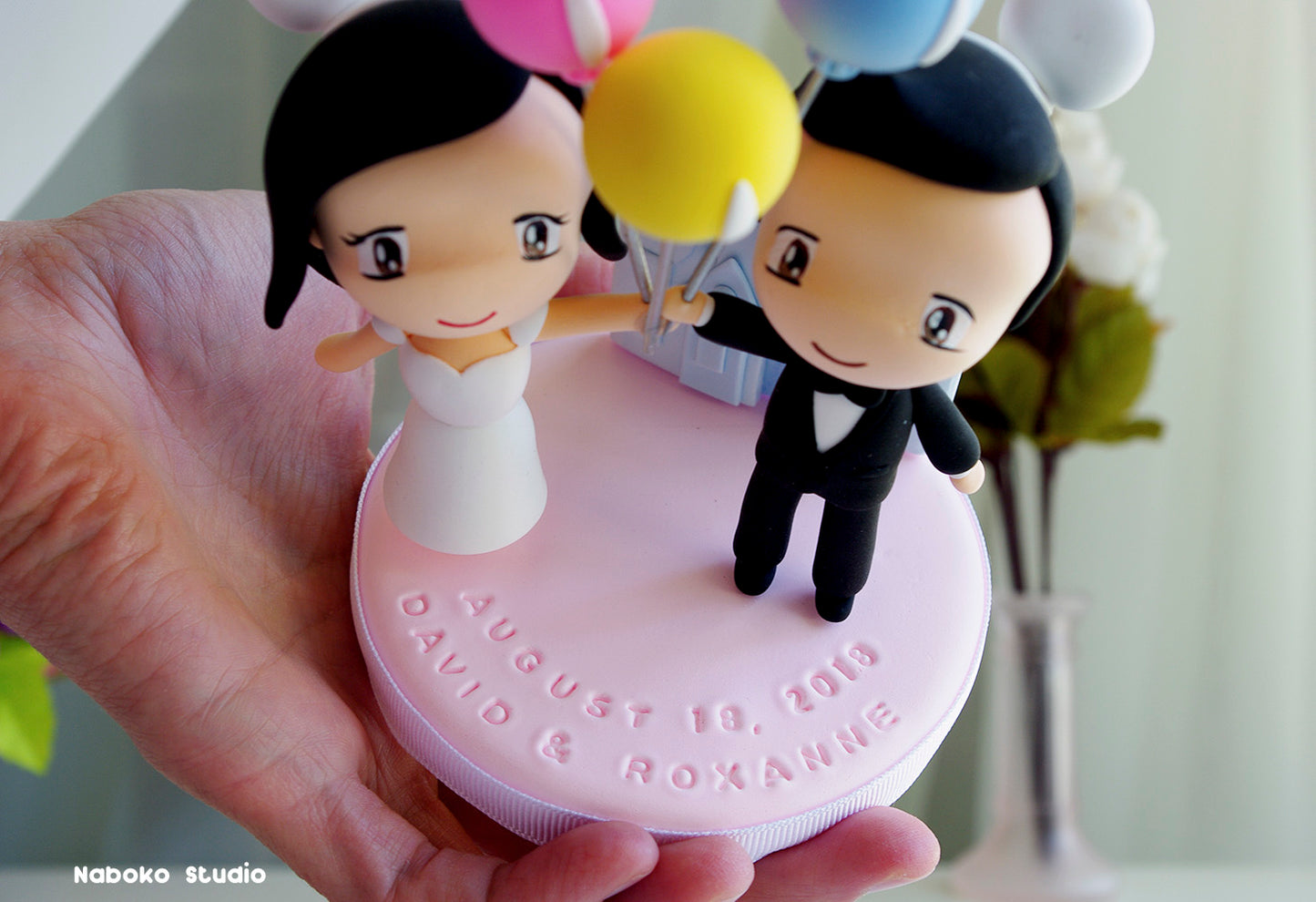 Cartoon Wedding Cake Topper Funny | Anime Couple Figurine