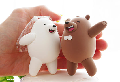 Bears Wedding Cake Topper | Polar and Brown Bears